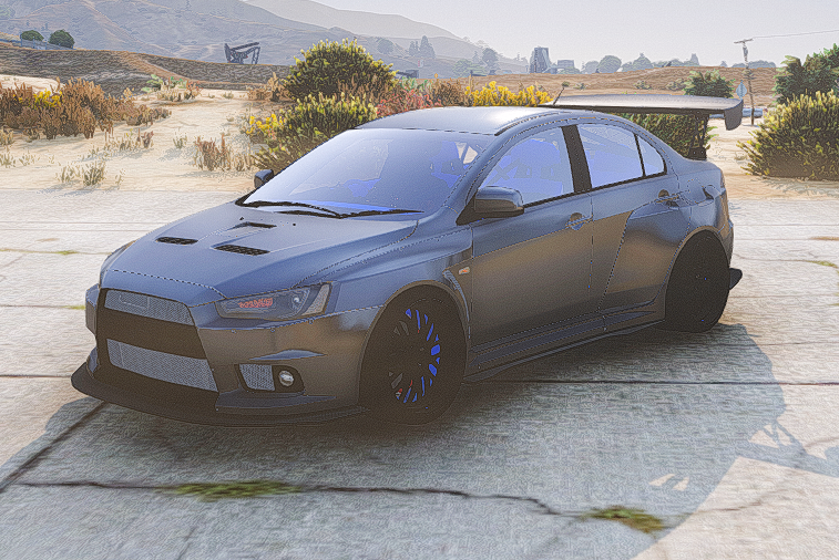 Mitsubishi Lancer Evolution X – Blackout Track Spec