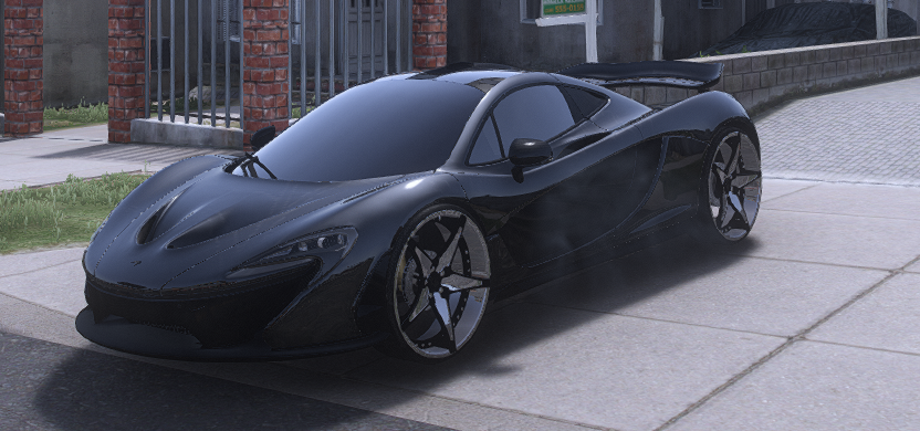🚘 McLaren P1 – “Black Venom” Edition