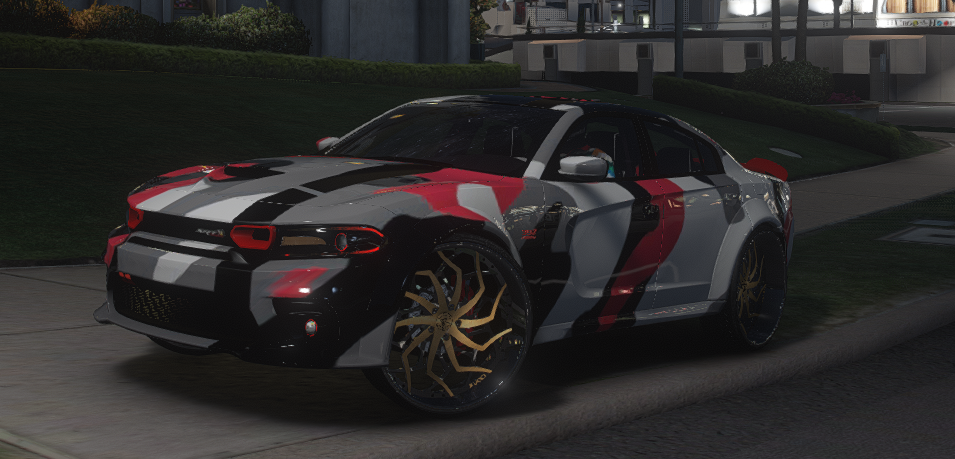π Dodge Charger Hellcat β Camo Gold Donk