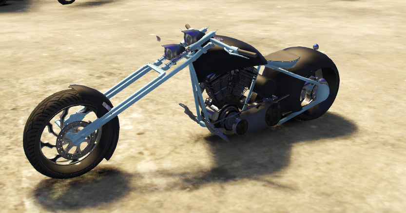 🏍️ Custom Chopper — “The Reaper Glide”