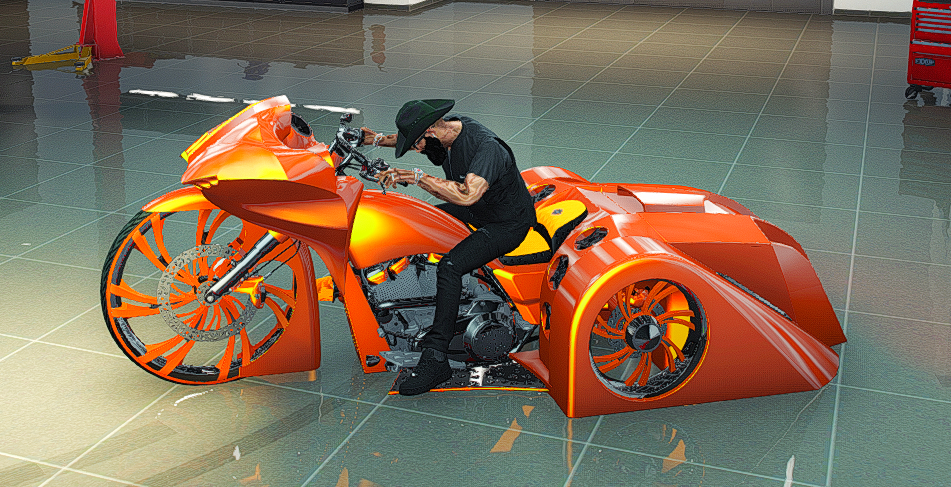 ORANGE OUTLAW FULL BAGGER