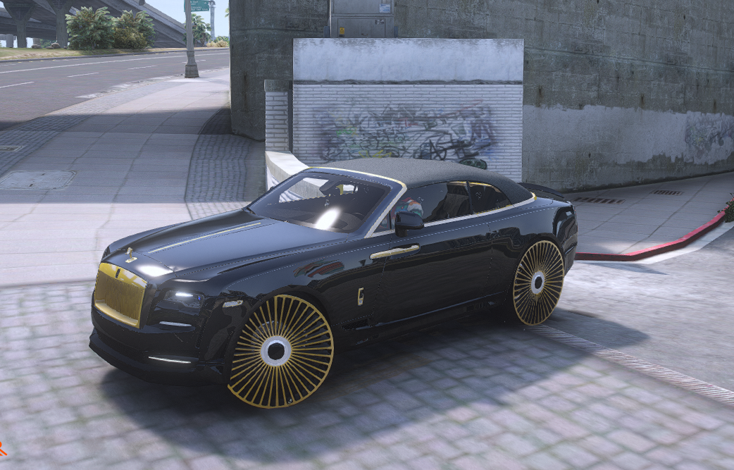π Rolls-Royce Wraith Donk β Luxury on Big Rims