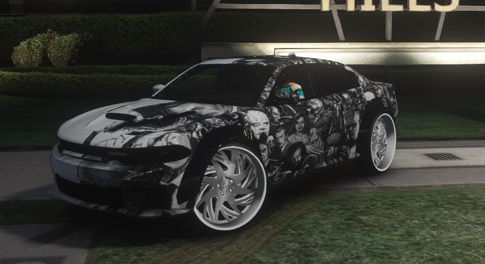 π Dodge Charger Donk β Horror Wrap Edition