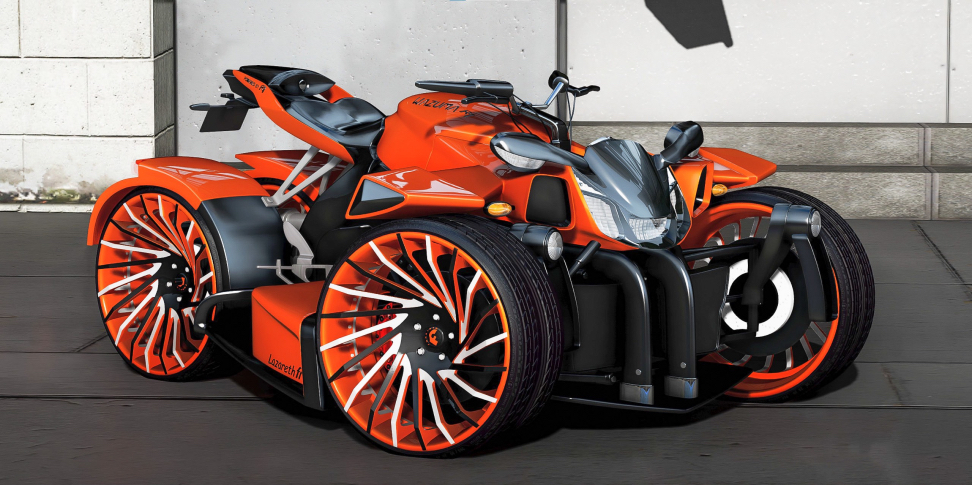 π Lazareth Wazuma V8 Quad β The Superbike/Car Hybrid π