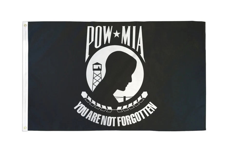 POW-MIA 3X5 POLYESTER FLAG