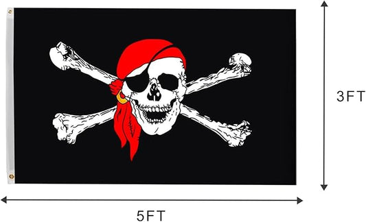 PIRATE RED BANDANA
