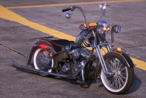 🔥 Skeleton Chopper (Show Bike / MC Build) 🔥