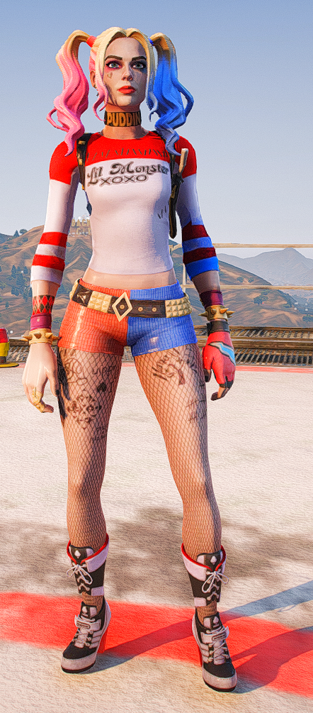HarleyQuinnSS Ped