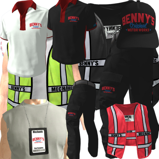 🔧 Benny’s Mechanic Clothing Pack