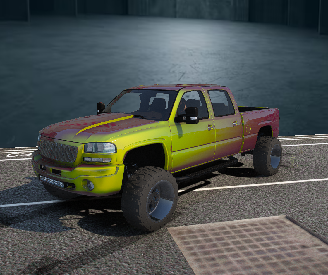 🔥 Custom GMC Sierra 2500HD – Candy Chameleon Lifted Edition 🔥