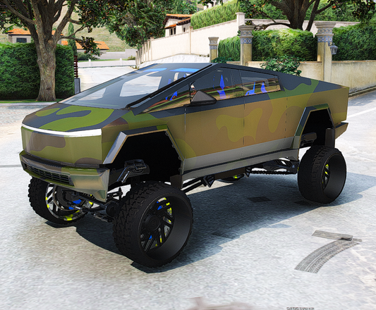 Tesla Cybertruck – “Camo Overdrive” Off-Road Edition
