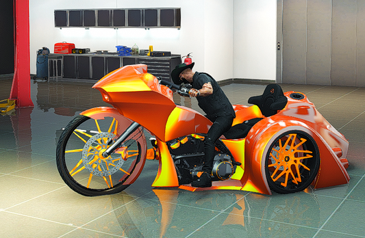 FULLY CUSTOM BIG WHEEL BAGGER