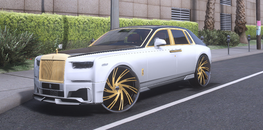 🚘 Rolls-Royce Phantom Donk – “Golden Crown” Edition