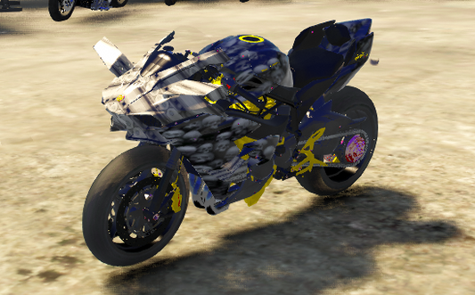⚡ Custom Camo Street Bike — “Ghost Rider”