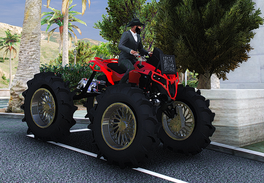 🔥 Custom Mud ATV – Big Tire Monster 🔥
