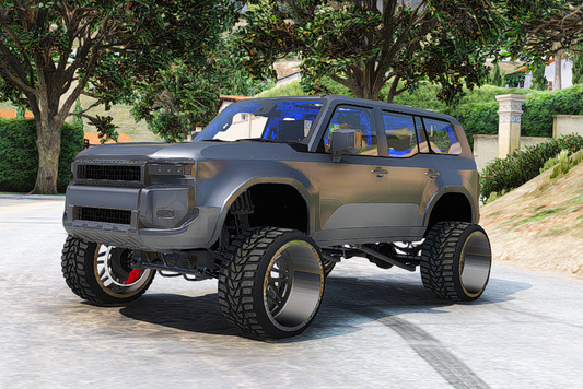 LIFTED BRONCO on deep dish wheels