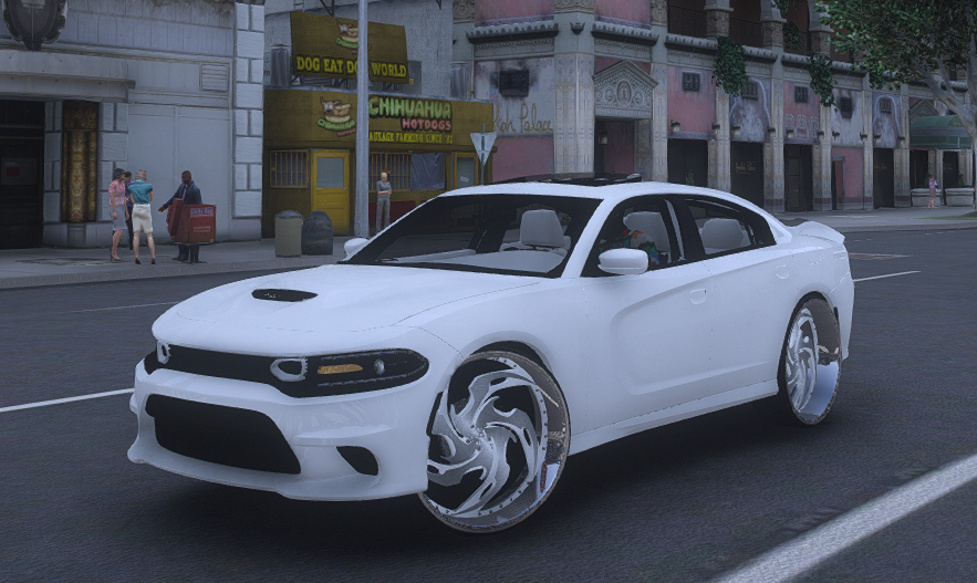 🏁 Dodge Charger Donk – Whiteout Edition